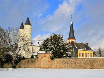 Produktbild: CALVENDO Puzzle Kloster Steinfeld | 1000 Teile Lege-Gr&ouml;&szlig;e 64x48cm Foto-Puzzle f&uuml;r gl&uuml;ckliche Stunden