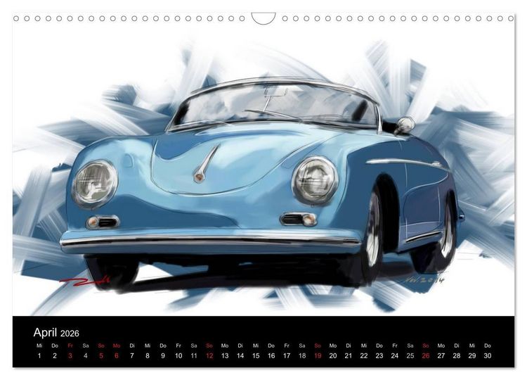 Produktbild: Porsche inspired Artwork by Reinhold Art&acute;s (Wandkalender 2026 DIN A3 quer), CALVENDO Monatskalender