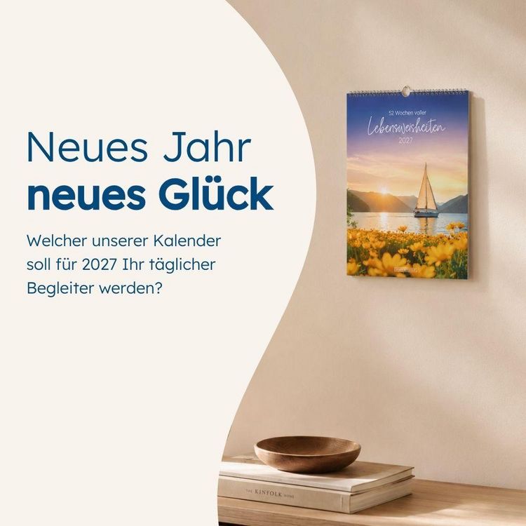 Produktbild: Wochenkalender 2027 LebensWeisheiten