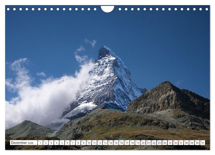 Produktbild: Matterhorn - Berg der Berge (Wandkalender 2026 DIN A4 quer), CALVENDO Monatskalender