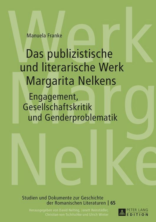 Produktbild: Das publizistische und literarische Werk Margarita Nelkens