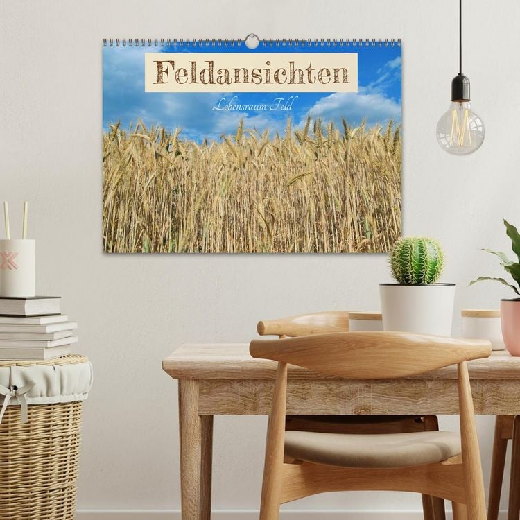 Produktbild: Feldansichten (Wandkalender 2026 DIN A3 quer), CALVENDO Monatskalender