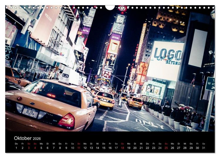 Produktbild: New York (Wandkalender 2026 DIN A3 quer), CALVENDO Monatskalender