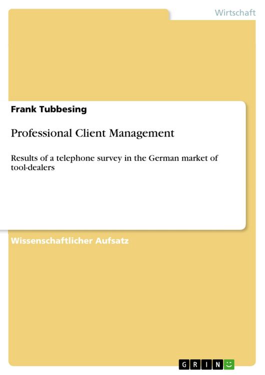 Produktbild: Professional Client Management
