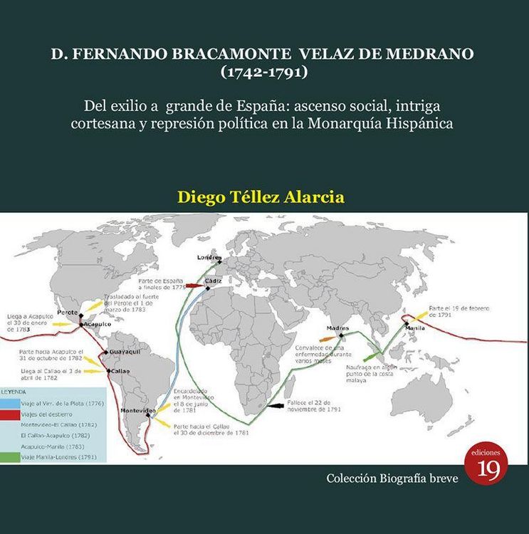 Produktbild: D. Fernando Bracamonte Velaz de Medrano, 1742-1791 : del exilio a grande de Espa&ntilde;a : ascenso social, intriga cortesana y represi&oacute;n pol&iacute;tica en la mona