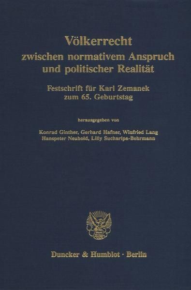 Produktbild: V&ouml;lkerrecht zwischen normativem Anspruch und politischer Realit&auml;t.
