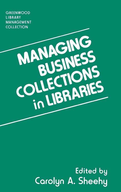 Produktbild: Managing Business Collections in Libraries