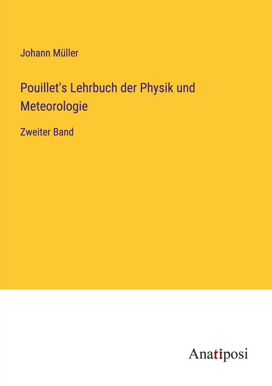 Produktbild: Pouillet's Lehrbuch der Physik und Meteorologie