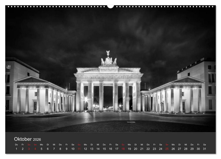 Produktbild: URBANE FOTOGRAFIE Zw&ouml;lf klassische Impressionen (hochwertiger Premium Wandkalender 2026 DIN A2 quer), Kunstdruck in Hochglanz
