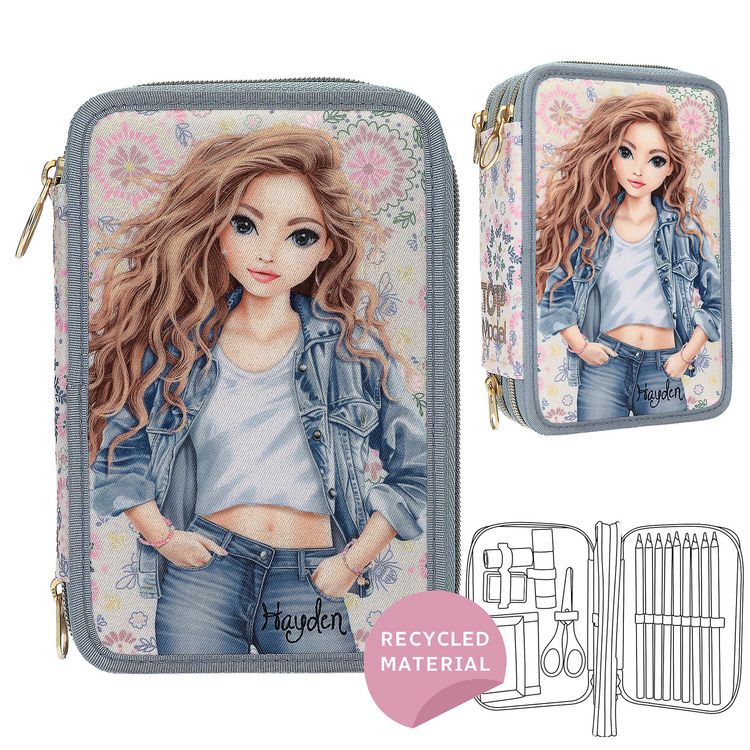 Produktbild: TOPModel 3 Fach Federtasche FESTIVAL FUN