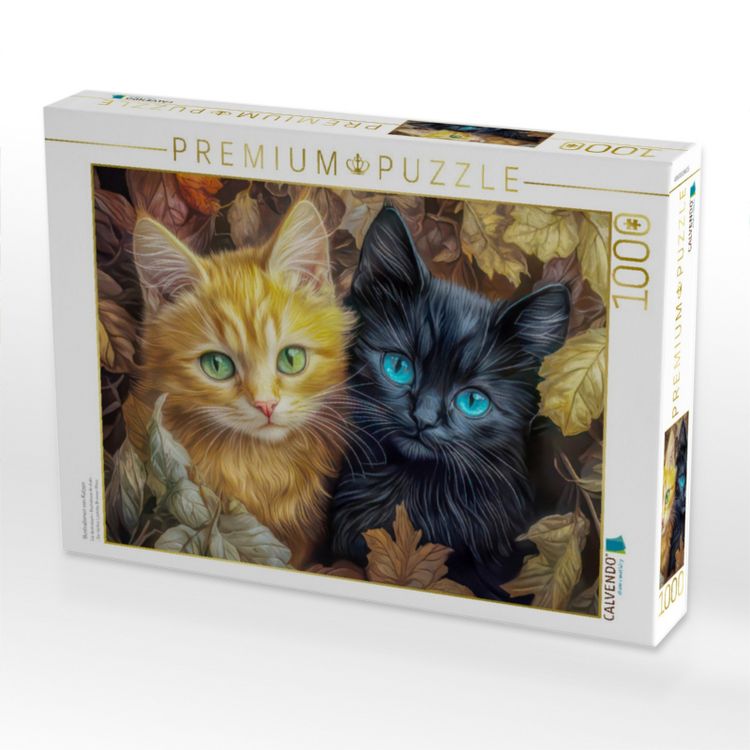 Produktbild: CALVENDO Puzzle Illustrationen von Katzen | 1000 Teile Lege-Gr&ouml;&szlig;e 64x48cm Foto-Puzzle f&uuml;r gl&uuml;ckliche Stunden