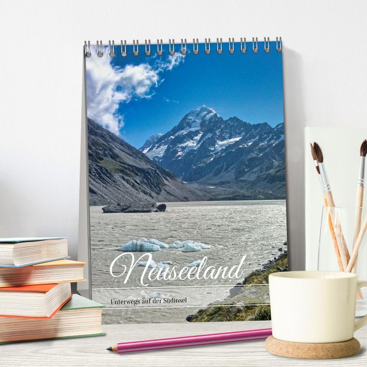 Produktbild: Neuseeland &ndash; Unterwegs auf der S&uuml;dinsel (Tischkalender 2026 DIN A5 hoch), CALVENDO Monatskalender