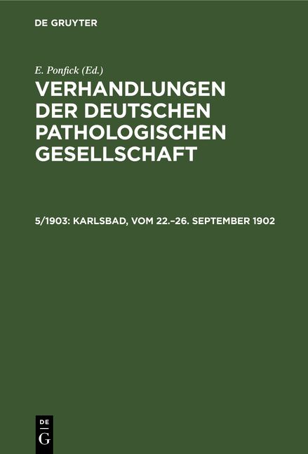 Produktbild: Karlsbad, vom 22.&ndash;26. September 1902