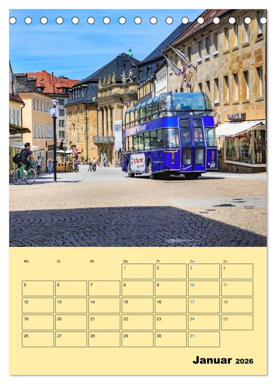 Produktbild: Bayreuth - die oberfr&auml;nkische Hauptstadt (Tischkalender 2026 DIN A5 hoch), CALVENDO Monatskalender