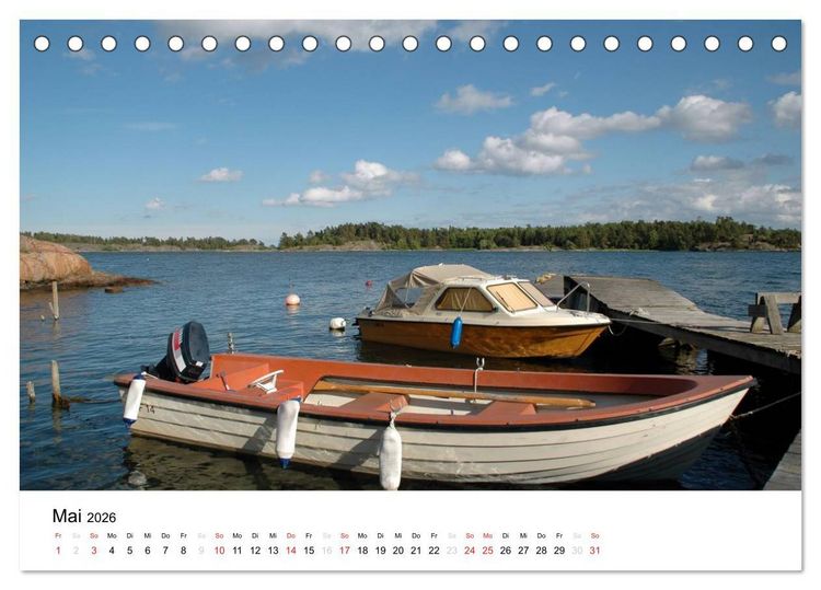 Produktbild: Wundervolles Schweden 2026 (Tischkalender 2026 DIN A5 quer), CALVENDO Monatskalender