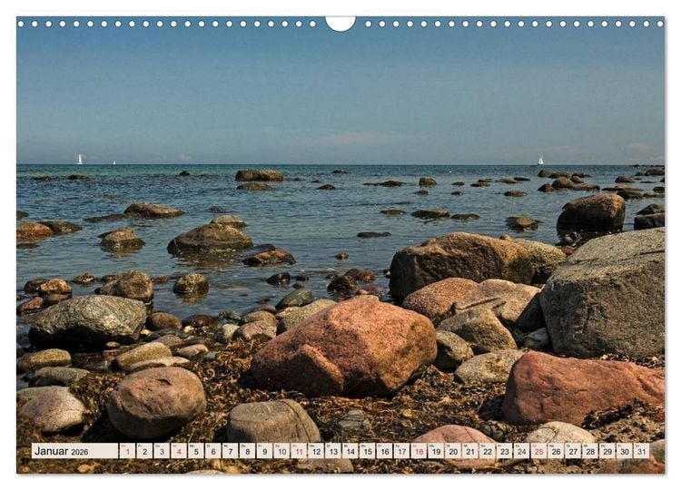 Produktbild: Urlaubsparadies R&uuml;gen (Wandkalender 2026 DIN A3 quer), CALVENDO Monatskalender