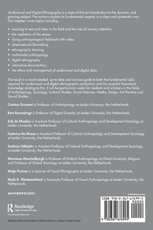 Produktbild: Audiovisual and Digital Ethnography