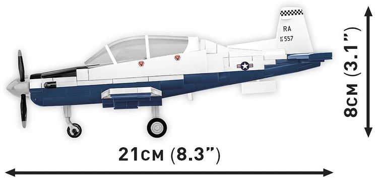 Produktbild: COBI 26624 - Beechcraft T-6 Texan II, Bausatz 197 Klemmbausteine