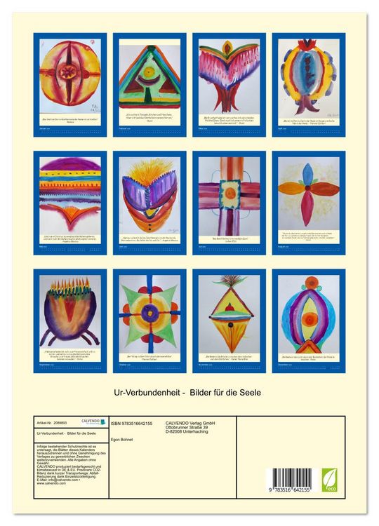 Produktbild: Ur-Verbundenheit - Bilder f&uuml;r die Seele (hochwertiger Premium Wandkalender 2026 DIN A2 hoch), Kunstdruck in Hochglanz