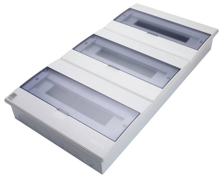 Produktbild: TRU COMPONENTS TC-GYB5-48 Installationsverteiler 366 x 690 x 95 ABS, PC, Stahl 1St.