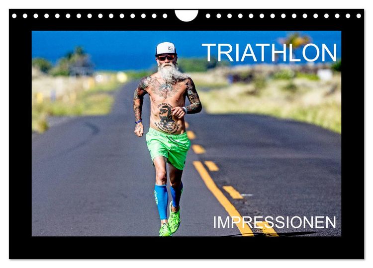 Produktbild: TRIATHLON Impressionen (Wandkalender 2026 DIN A4 quer), CALVENDO Monatskalender