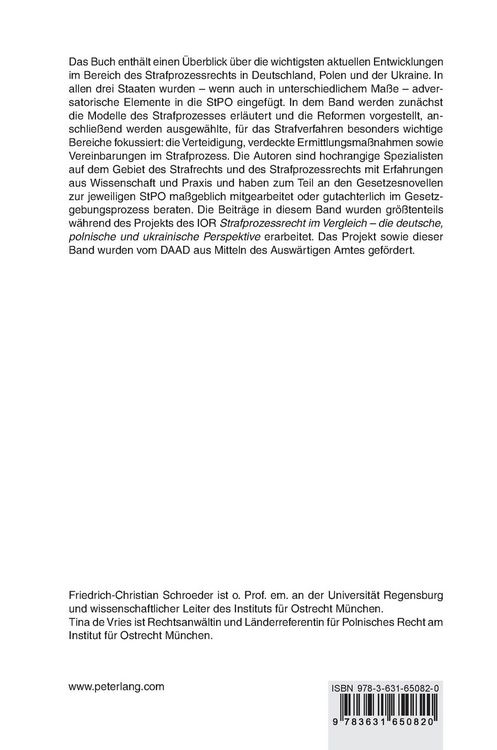 Produktbild: Neue Tendenzen im Strafprozessrecht &ndash; Deutschland, Polen und die Ukraine