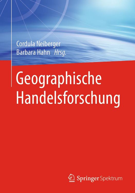 Produktbild: Geographische Handelsforschung