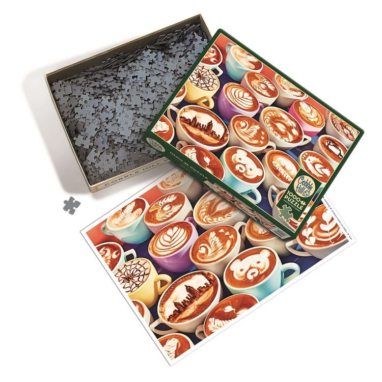 Produktbild: COBBLE HILL PUZZLES - Kaffeekunst 1000 Teile