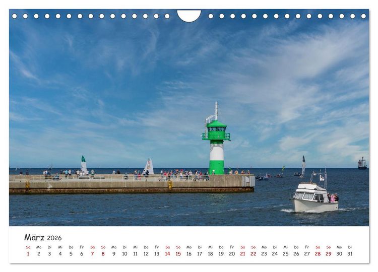 Produktbild: Travem&uuml;nder Woche vom Windjammer aus (Wandkalender 2026 DIN A4 quer), CALVENDO Monatskalender