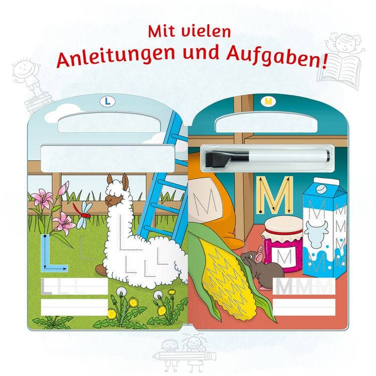 Produktbild: Tr&ouml;tsch Erste Buchstaben Schreib und wisch weg mit Stift