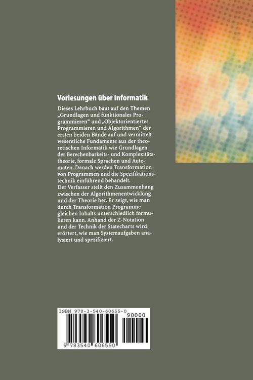 Produktbild: Vorlesungen &uuml;ber Informatik