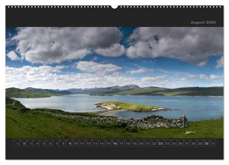 Produktbild: Schottische Panoramas (hochwertiger Premium Wandkalender 2026 DIN A2 quer), Kunstdruck in Hochglanz