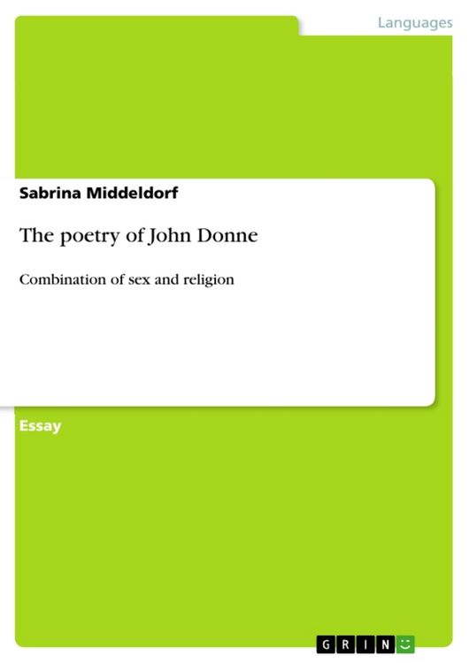 Produktbild: The poetry of John Donne