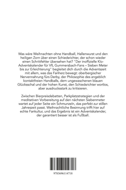 Produktbild: Der inoffizielle Klo-Adventskalender f&uuml;r VfL Gummersbach-Fans