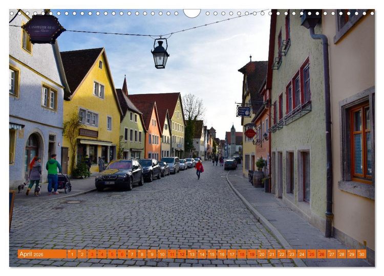 Produktbild: Erlebe mit mir Rothenburg ob der Tauber (Wandkalender 2026 DIN A3 quer), CALVENDO Monatskalender