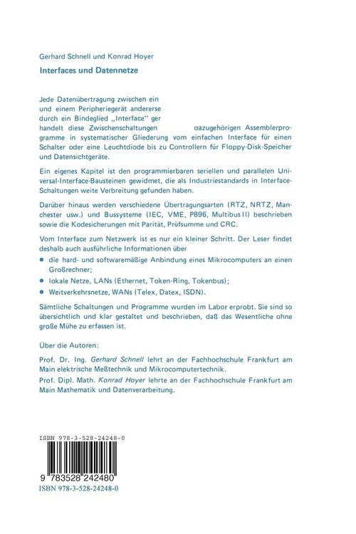 Produktbild: Interfaces und Datennetze