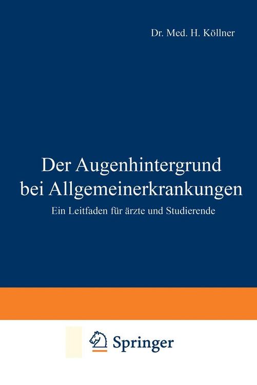 Produktbild: Der Augenhintergrund bei Allgemeinerkrankungen
