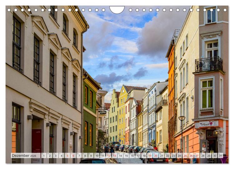 Produktbild: Rostock Impressionen (Wandkalender 2026 DIN A4 quer), CALVENDO Monatskalender