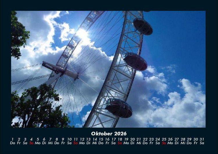 Produktbild: London - Impressionen 2026 Fotokalender DIN A4