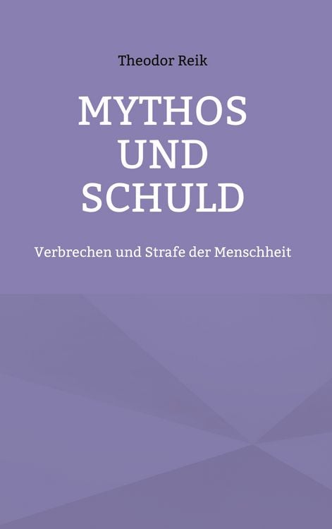 Produktbild: Mythos und Schuld