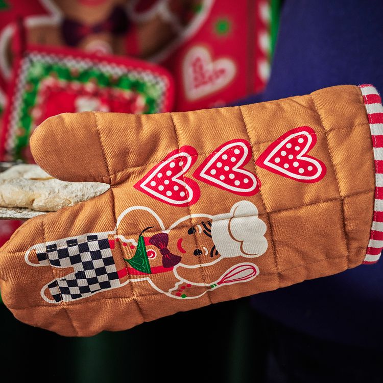 Ofenhandschuh "Lebkuchenmännchen"