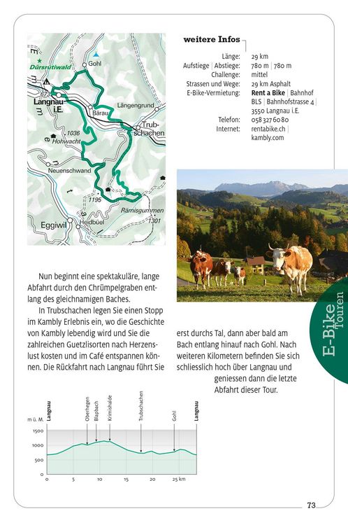 Produktbild: K&uuml;mmerly+Frey Erlebnis Schweiz E-Bike Touren - Velof&uuml;hrer
