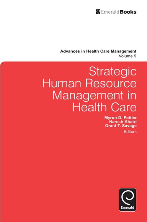 Produktbild: Strategic Human Resource Management in Health Care
