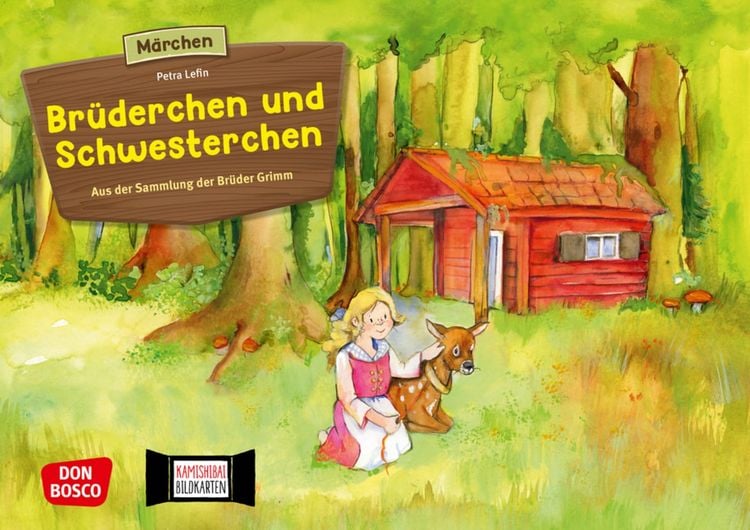 Bild vom Artikel Brüderchen und Schwesterchen. Kamishibai Bildkartenset. vom Autor Brüder Grimm