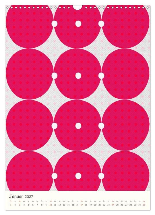 Produktbild: Punkt Punkt Punkt (Wandkalender 2027 DIN A3 hoch), CALVENDO Monatskalender