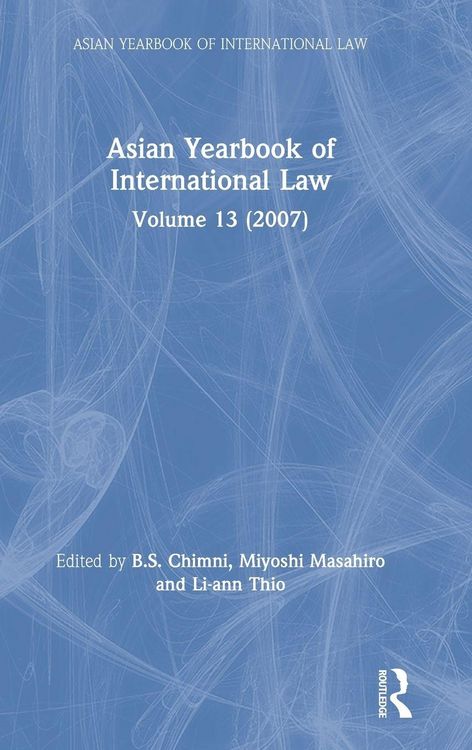 Produktbild: Asian Yearbook of International Law