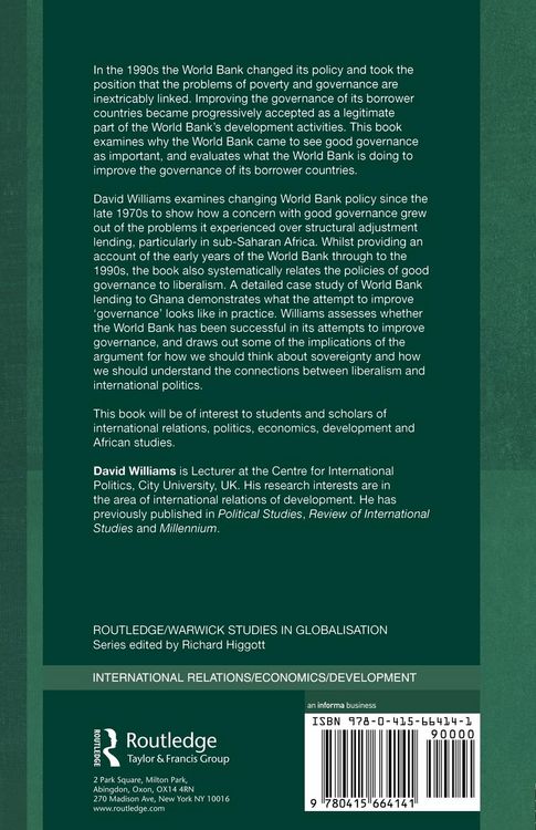 Produktbild: The World Bank and Social Transformation in International Politics