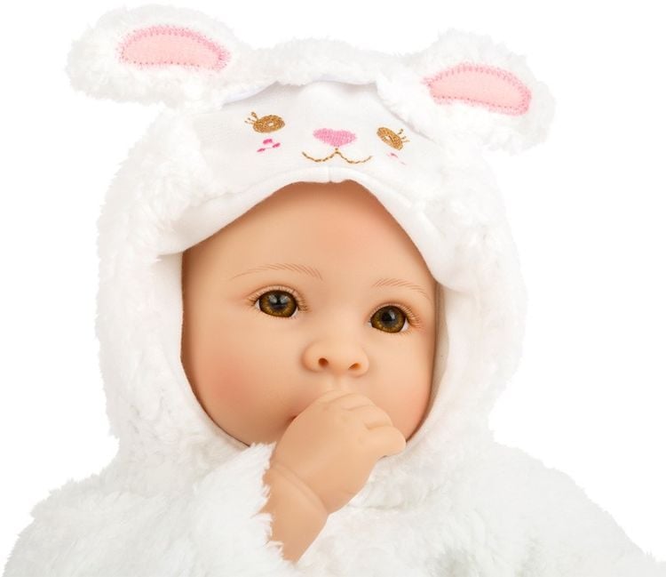 Produktbild: Small foot 11498 - Babypuppe Lämmchen, Puppe mit Zubehör, 43 cm