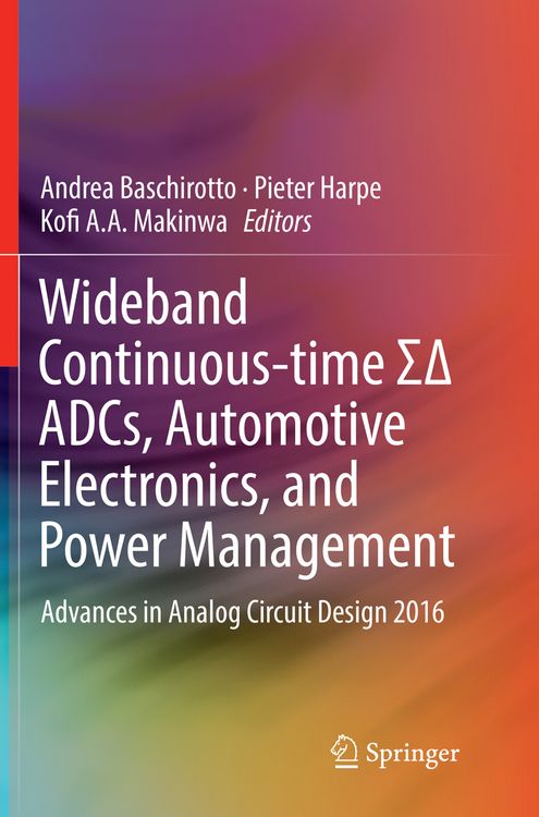 Produktbild: Wideband Continuous-time &Sigma;&Delta; ADCs, Automotive Electronics, and Power Management
