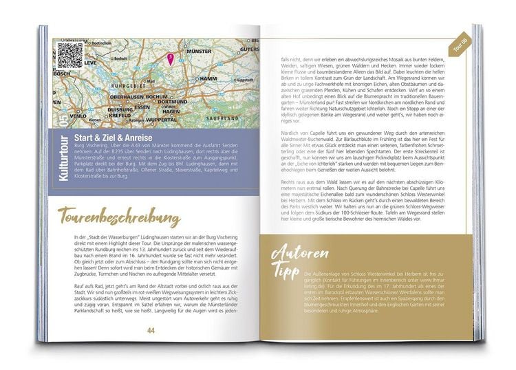 Produktbild: KOMPASS Endlich Radelgenuss - zwischen M&uuml;nsterland, Emsland und Nordsee
